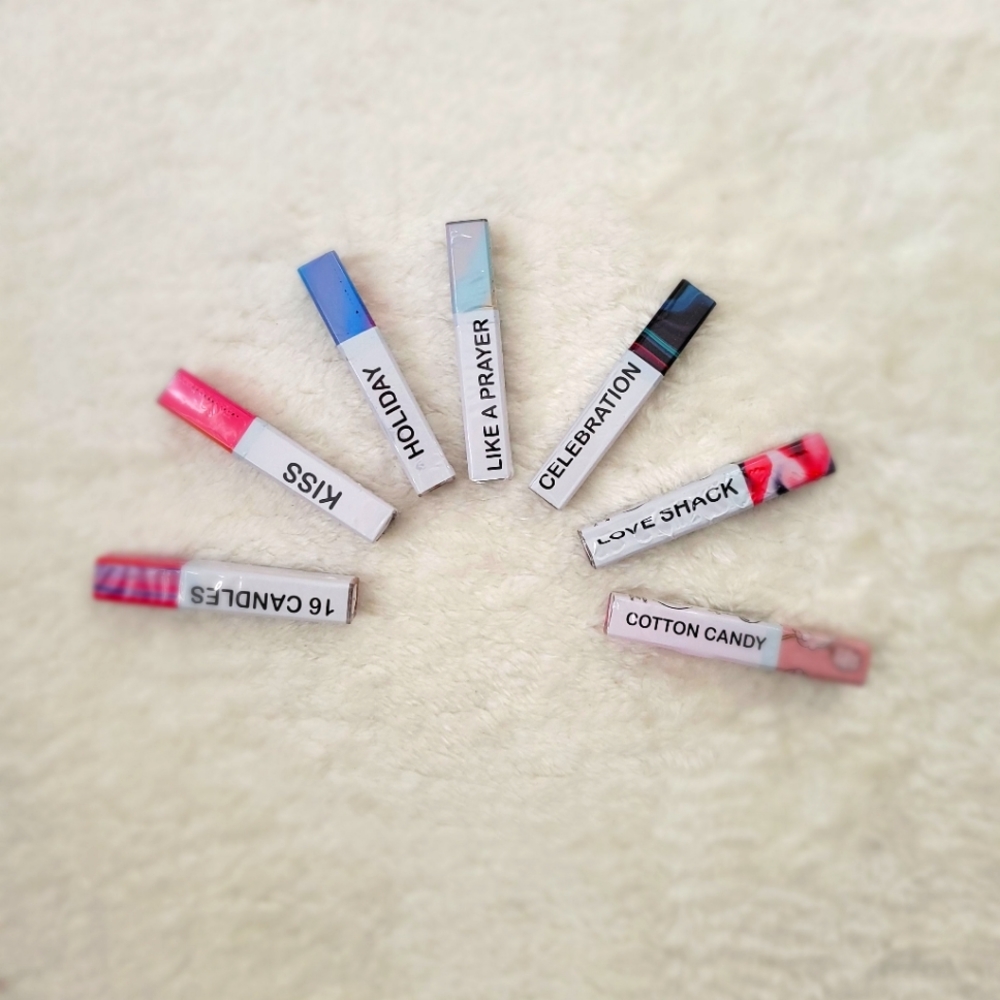 Bundle of 2 GARB2ART Handmade lipglosses- HOLIDAY AND LIKE A PRAYER
